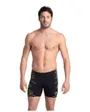 Short de bain Homme MEN S ARENA STRAIGHT LINES SWIM MID Noir