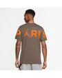 T-shirt Homme M J PSG SS WORDMARK TEE Marron