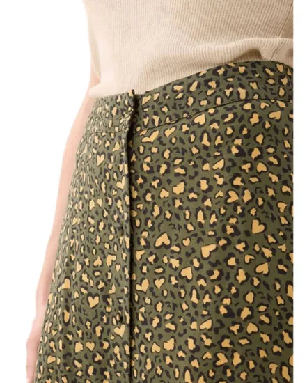 Jupe Longue Femme PCJANNE MW SKIRT AOP FC BC