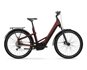 Vélo électrique trekking Femme YAKUN X10 LOW Rouge Chaud