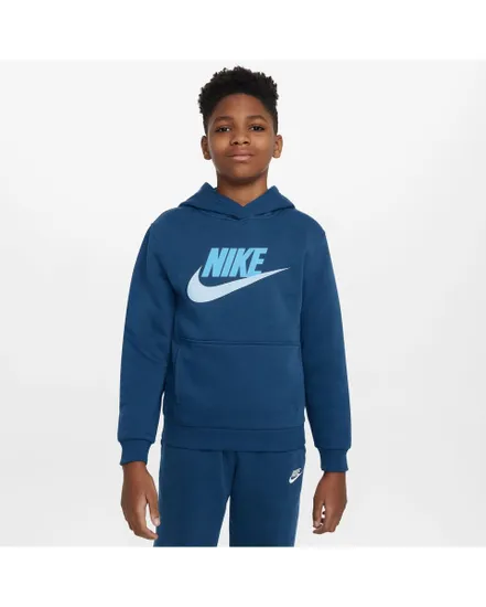 Sweat à capuche Enfant K NSW CLUB FLC HDY HBR Bleu