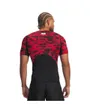 T-shirt Homme UA HG PRINTED SS Rouge