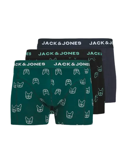 Slips Boxeur Homme Jacdenim Dog Trunks 3 Pack