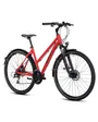 Vélo trekking Femme DOMINGO 24 SPORT LADY Rouge