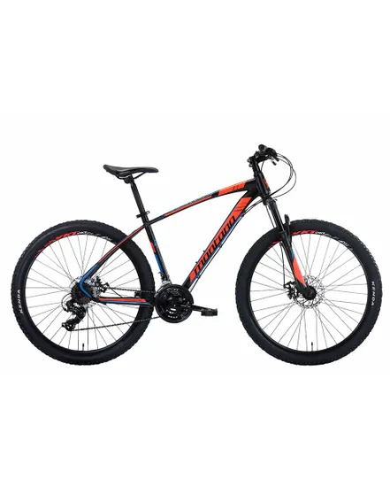 VTT semi rigide Homme ADVERSE 27,5 3X7V STI Noir/Orange Fluo