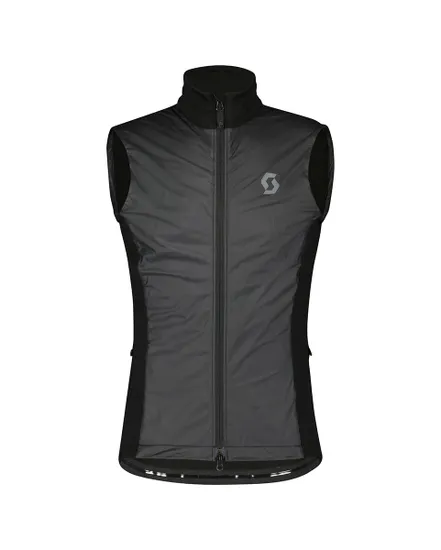 Gilet coupe-vent Homme GRAVEL WARM MERINO Noir