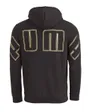 Sweat à capuche Homme MAXIMAL METALLIC RELAXED HOODIE FL Noir