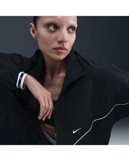 Veste zip Femme W NSW JKT WVN GLS Noir