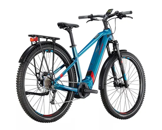 Vélo électrique urbain/trekking Homme CAIRON C 2.0 500 DIAMANT Pétrole/Rouge