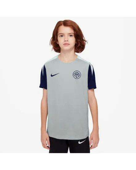 Maillot de football Enfant plus âgé INTER Y NK DF STRK SS TOP K Gris