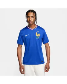 Maillot de football Homme FFF M NK DF STAD JSY SS HM France Bleu