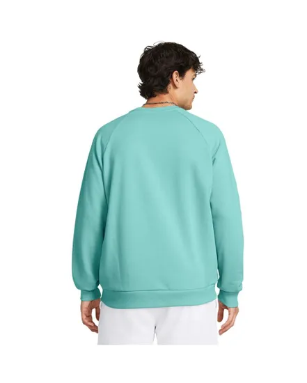 Sweatshirt Homme UA RIVAL FLEECE CREW Bleu