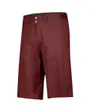 Short Homme TRAIL FLOW AVEC PAD Rouge Grenat