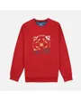 SWEAT COL ROND GRAPHIQUE 4FLO Homme Rouge