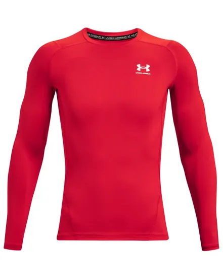 T-Shirt ML Homme UA HG ARMOUR COMP LS Rouge