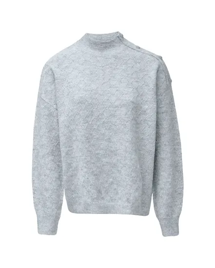 Pull Femme Lurex Boutons Épaule