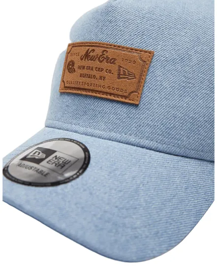 Casquette Trucker Unisexe Denim Leather Patch New Era Nvy