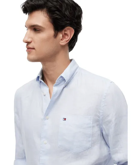 Chemise Homme Lin Breezy Blue