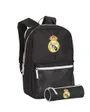 Sac à dos Unisexe 43CM + TROUSSE REAL DE MADRID Noir