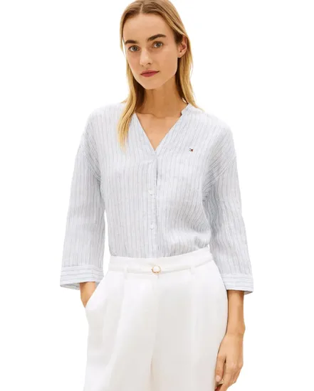 Chemise Homme Lin Sans Col