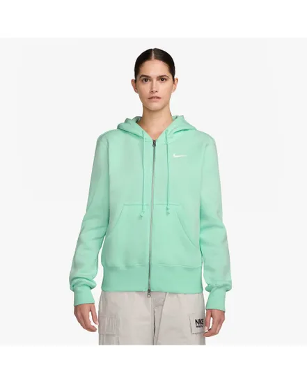 Sweat zip à capuche Femme W NSW PHNX FLC STD FZ HDY Vert