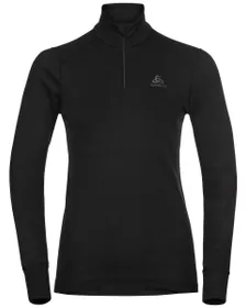T-shirt manches longues 1/2 ZIP Femme ACTIVE WARM ECO Noir