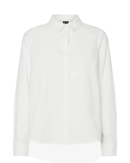 Chemise Femme PCIRENA LS Oxford Shirt
