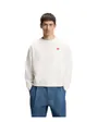 Sweat col rond Femme DEROXINA 7 Blanc Clair