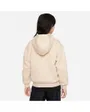 Sweat zip à capuche Enfant plus agé G NSW CLUB FLC OVRSZD FZ LBR Beige