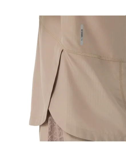 Veste à capuche Femme NAGINO RUN ADJUSTABLE JACKET Beige