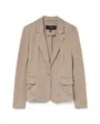 Blazer Femme VMJULIA LS BLAZER JRS NOOS Beige
