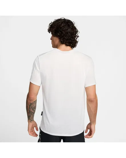 T-Shirt Homme M NK DF BREATHE MILER SS TOP Blanc