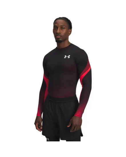 T-shirt manches longues Homme UA HEATGEAR SUB CREW LS Rouge