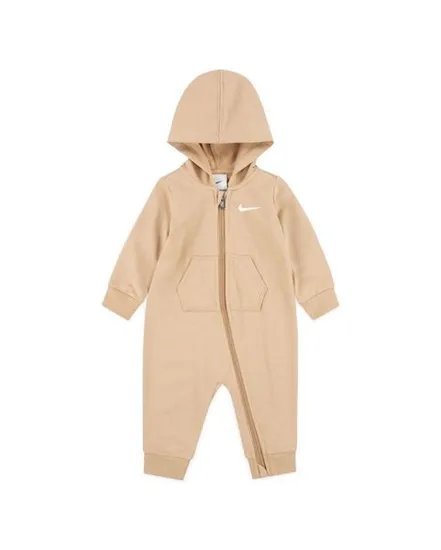 Combinaison Bébé NKN ESSENTIALS HOODED COVERALL Beige
