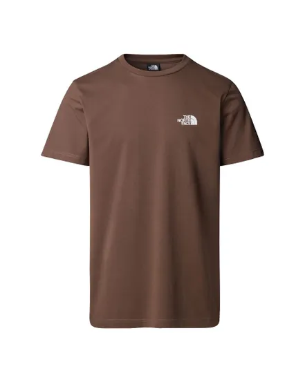 T-shirt Homme M S/S SIMPLE DOME TEE Marron