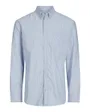 Chemise Homme Oxford Rayée Bleu Clair