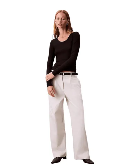 Tee-Shirt Manches Longues Femme LS Modal Rib