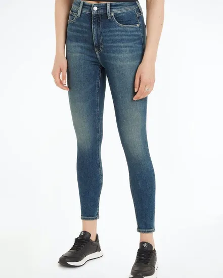 Jean Femme HIGH RISE SUPER SKIN Bleu