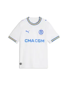 MAILLOT OLYMPIQUE DE MARSEILLE DOMICILE JUNIOR Enfant MAILLOT OM J Blanc