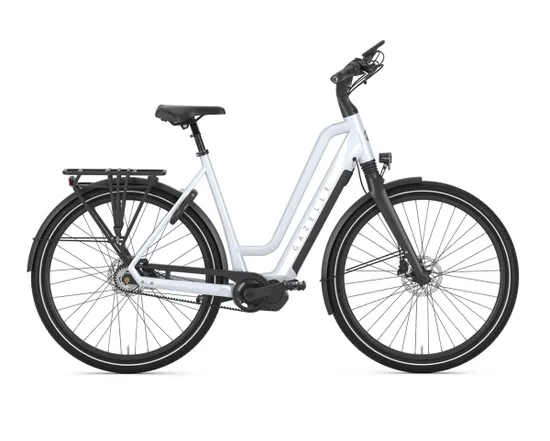 Vélo électrique urbain Unisexe CHAMONIX C5 HMS 630WH Blanc Glace