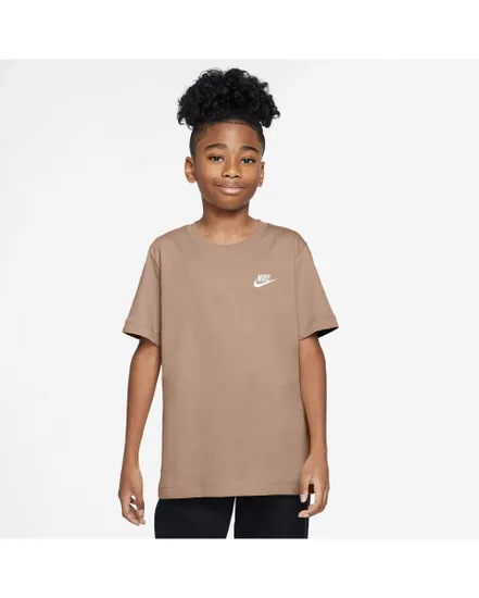 T-shirt Enfant plus agé K NSW TEE EMB FUTURA LBR Beige