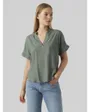 Top Femme VMBEAUTY Manches Courtes Tissé Noos