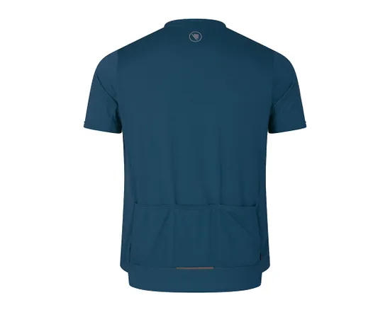 Maillot manches courtes Homme LOOP ZIPPED Bleu