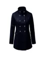 Manteau Femme Salsa Short Wool Peacoat