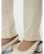 Pantalon Femme VMMAYA MW LOOSE SOLID PANT NOOS Beige