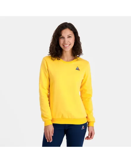 Sweat Femme ESS CREW N1 W Jaune