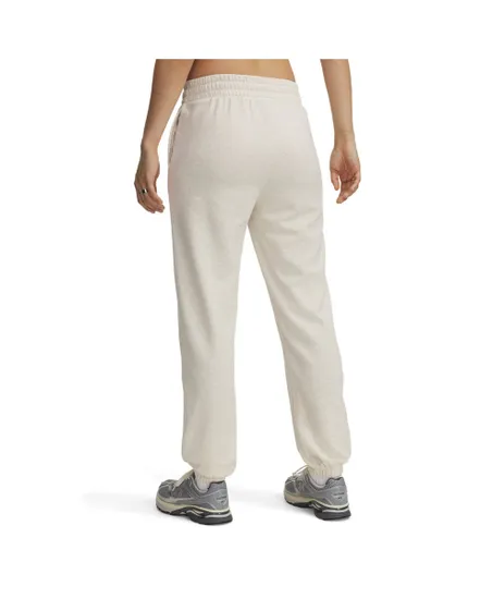 Pantalon de survetement Femme UA RIVAL TERRY JOGGERS Beige