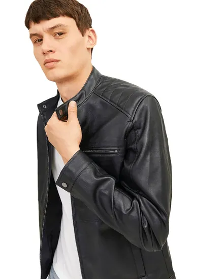 Veste Biker Homme JJEDYLAN PU