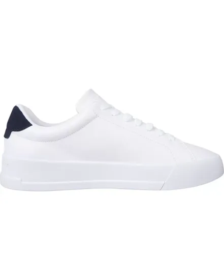 Chaussures Homme TH COURT LEATHER GRA Blanc