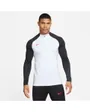 Haut zip Homme M NK DF STRK DRIL TOP Blanc